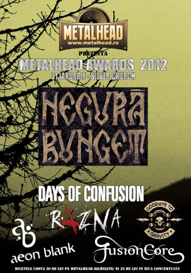 Castiga 2 bilete la Metalhead Awards